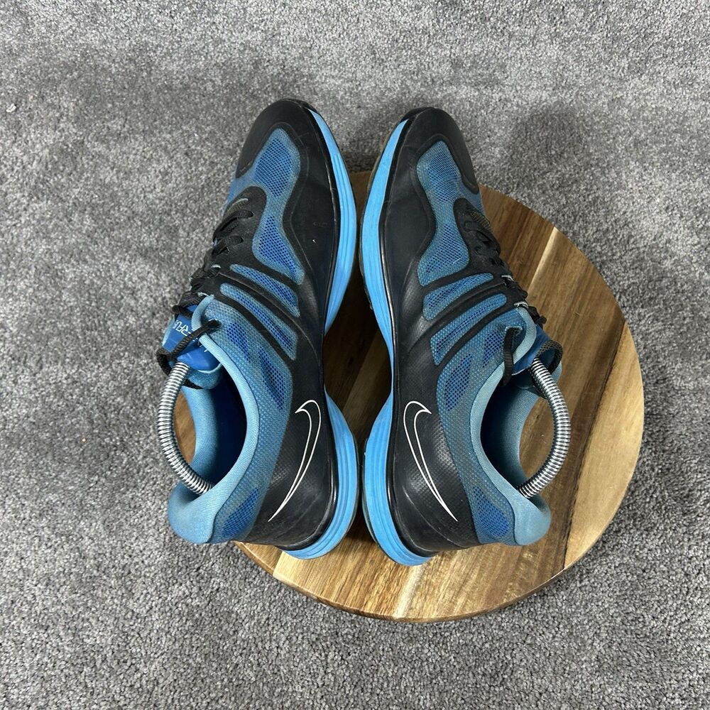 Nike Lunarlon Hyperfuse Ascend 628340-400 Men's Size 10.5 Blue Black Golf Shoes - Picture 7 of 11